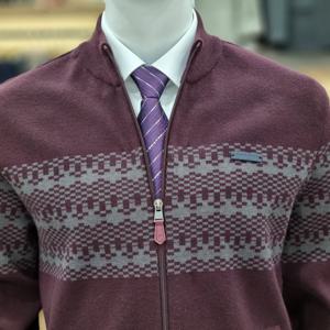 [크로커다일남성]페어아일 풀집업 가디건 PQKC3361783_SH