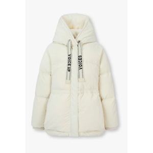 신세틱 퍼 후디드 다운 하프점퍼7155417014