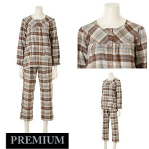 [비너스] 면 캐시미어 프리미엄 여자잠옷 [VPA4563WL] 여성 고급 겨울잠옷 긴팔파자마 공주잠옷