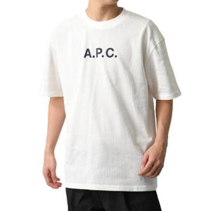 A.P.C. 아페쎄 MORAN 모란 로고 프린트 메쉬 반팔 티셔츠