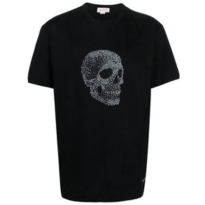 알렉산더맥퀸 스컬 프린트 반팔티 735274 QUZ47 블랙