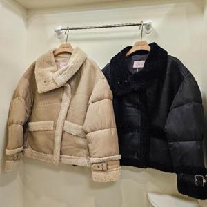 스테파니 HC07 무스탕 패딩  자켓 A25JK5425