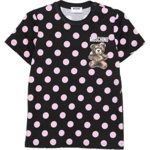 25FW 모스키노 반팔 티셔츠 AEF252D 07165441AEF3555 Black DOM