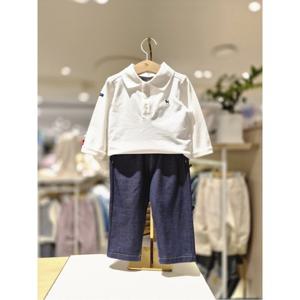 블루독베이비 10 26SS봄신상(IV)베이직피케카라티셔츠저지트윌팬츠세트 (461193300741001)