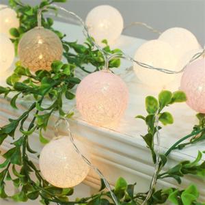 트리전구 은하수 20구 LED 코튼볼 파스텔전구 인테리어무드등