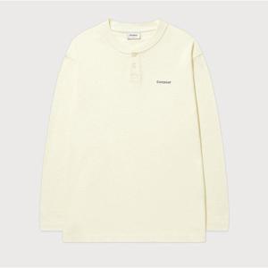 커버낫 공용 헨리넥 롱슬리브 티셔츠 B1 CO2501LT04 IV