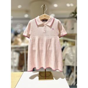 블루독베이비 10 26SS (PK) 골지니트 카라드레스 (14631940201)