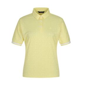 [레노마골프]25SS 여성 로고 자카드 카라 반팔 티셔츠 RWTPO6107