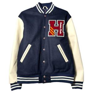 25FW 휴먼메이드 바시티 자켓 HM30JK043 NAVY