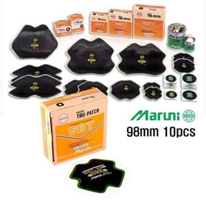 타이어패치 바이어스 MARUNI GBT-03 98mm 10pcs 타이어패치 바이어스패치 빵구수리 노쥬브패치 마루니패치 마루니 GBT