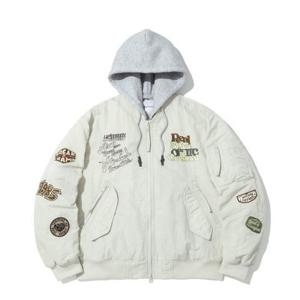 인터크루 HC10 남여 아트웍항공패딩봄버 ITZ4UP04A