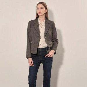 올리비아로렌 HC14 크롭기장 3버튼 자켓 VVCFU4F8261