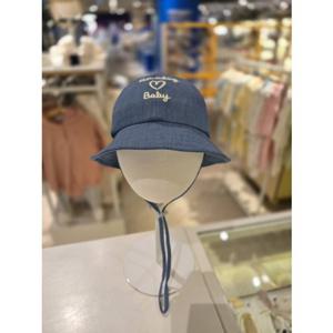 [블루독베이비] 26 SS(블루)데님 로고 버킷햇(4611480102)모자 백일 돌 선물 유아 조카 벙거지 (4611480102