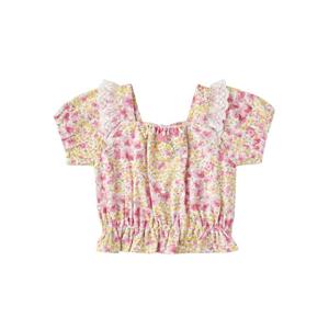 [밍크뮤HP](PK)레인보우플라워피마티셔츠 (36315-332-05)