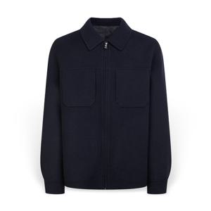 [헤지스] 남성 솔리드 울혼방 점퍼 HZJU6A106N2