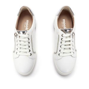 [무크]여성 밴드형 히든키높이 스니커즈 422303 AY 화이트a