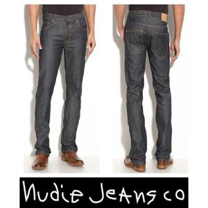 누디진 SLIM JIN DRY NAVY ORGANIC