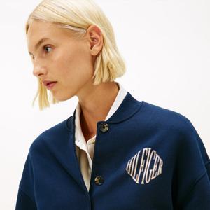 [공식][타미힐피거] 바시티 플리스 봄버 재킷 (T22G0TJC001WT1C1G)