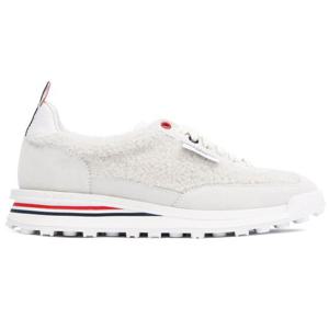 톰브라운 시어링 앤 스웨이드 테크 스니커즈 우먼 FFD120A