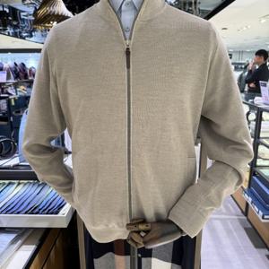 [닥스] 26SS 솔리드 하이넥 집업가디건DMP1SWZU201I1