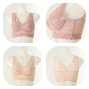 [비너스][VLGQ618-CO SK] 가볍고 통기성이 좋은 스트레치 망 자카드 브라탑