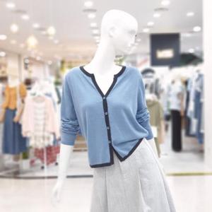 abfz sh06 배색 포인트 보들 니트 기다건 SLBHZ4YZ1J