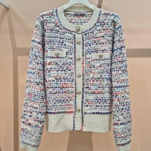 라티움 HC34 울혼방트위드느낌 반짝이스핑클배색숏짧은니트가디건 T2611cd04