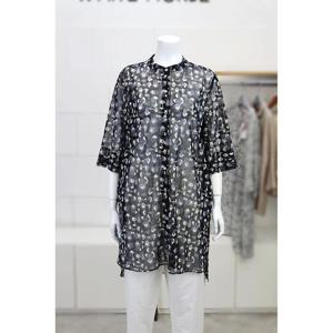 화이트호스 세이브존02 호피 롱블라우스 A12123