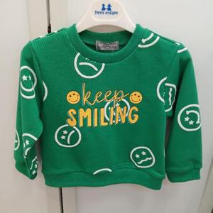 TALENTKIDS (쁘띠앙팡) HC24 PC카오키노그린맨투맨 PCZ12BTS02