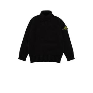 스톤아일랜드 키즈 키즈 블랙 긴팔 스웨터 8116504A2 V0029