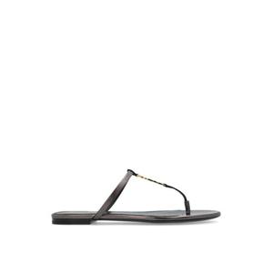 생로랑 라미네이티드 메탈릭 레더 카산드라 슬라이드 7760810NLD