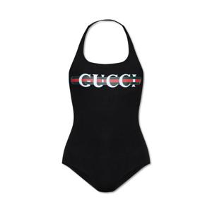 구찌 스파클링 저지 스윔수트 820749XHAKC1152 BLACK