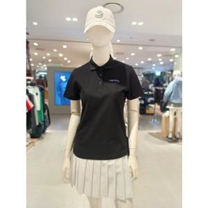 [파리게이츠] 26SS여름 남여공용 베이직 카라 반팔 티셔츠 (531F2TO001BK)