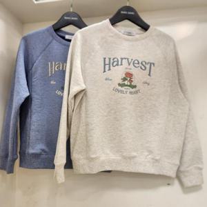 뱅뱅 HC15 뱅뱅 봄 여성 플라워 프린팅 라글란 맨투맨 티셔츠 CTM101