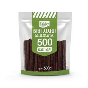 강아지져키 테비 사사미 말고기 스틱 500g 강아지 애견 간식