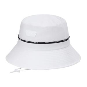 [핑골프](사은품증정) 남성 로고 라인 버킷햇 (111E1CP007_WH)