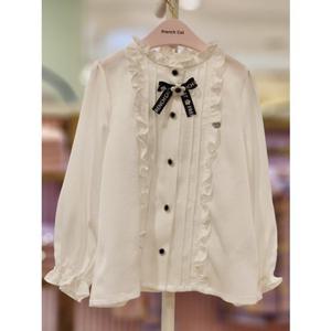 화이트 프릴 블라우스 (Q61DAB010W2)