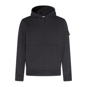 스톤아일랜드 캥거루 포켓 드로우스트링 후드 티셔츠 L1S156100