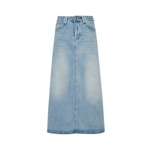 [제이제이 지고트]백 포인트 맥시 데님 롱스커트 GS3N8SK331