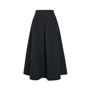 [제이제이 지고트]바스락 벌룬 플레어 핀턱 롱스커트 GS3N0SK351