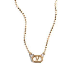 발렌티노 가라바니 목걸이 팬던트 8W2J0BG2YCW 9MN Oro crystall