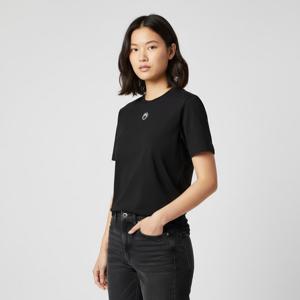 마린세르 WTT012A CJER0008 BK99 문 로고 베이비 핏 여성 반팔티