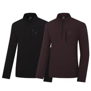 [콜핑]LD18 남성 봄 아이스본 멜란지 집업티셔츠 KWT4372M