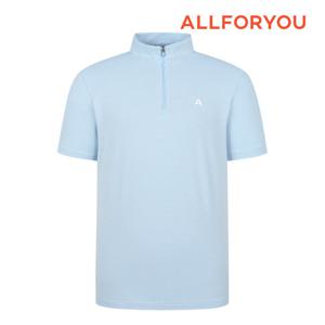 [올포유] 남성 투톤 소재 반집업 반팔 티셔츠 AMTHN3171-920