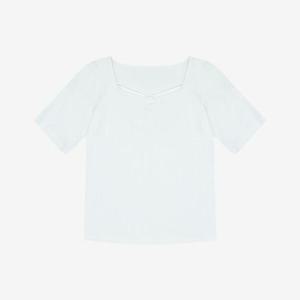 베스띠벨리 세이브존04 하트넥 사선 반팔 티셔츠 BKIBF28440