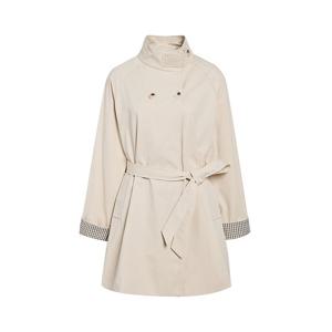 [제이제이 지고트]체크 소매 하프 트렌치코트 GS3N0TC301