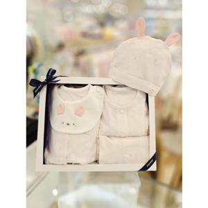 [압소바 의류] 도도 모달 7부우주복(턱받이포함) 모자 내의 3종세트 (A1310603F)