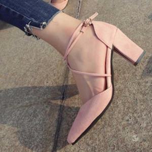 가보시펌프스 여자 펌프스 오르세 앵클 스트랩 메리제인 하이힐