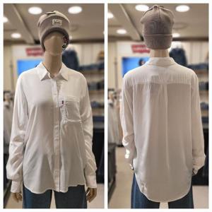 리바이스 여성 유틸리티 셔츠 화이트 A8745-02