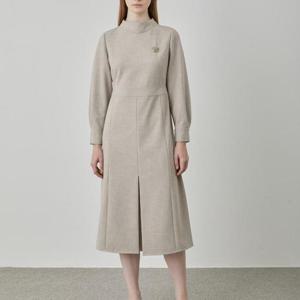 올리비아로렌 HC14 모크넥 A라인 원피스 VOCOAA5S2121